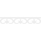 Ekena Millwork Fortuna Architectural Grade PVC Running Trim, 8"H x 5/8"P x 48"L RUNP08X0625X48FOR - alternate 4
